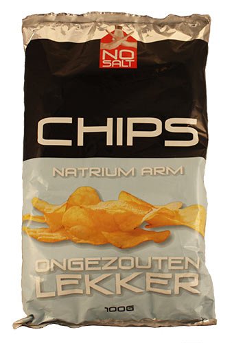 No Salt Chips ongezouten lekker No Salt Chips ongezouten lekker