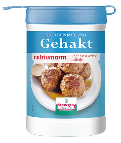 Verstegen Kruidenmix gehakt natriumarm Verstegen Kruidenmix gehakt natriumarm