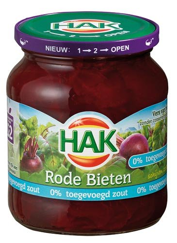 HAK Rode bieten, zonder toegevoegd zout HAK Rode bieten, zonder toegevoegd zout