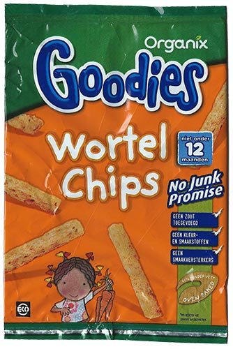 Organix Goodies wortel knabbels 12+ Organix Goodies wortel knabbels 12+