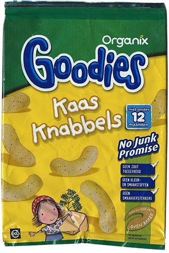 Organix Goodies kaas knabbels Organix Goodies kaas knabbels