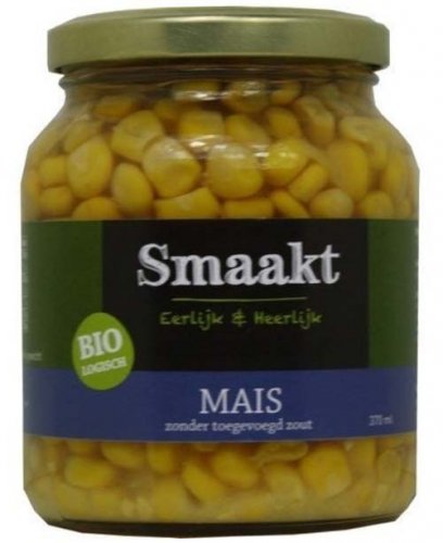 Smaakt Mais zonder toegevoegd zout Smaakt Mais zonder toegevoegd zout