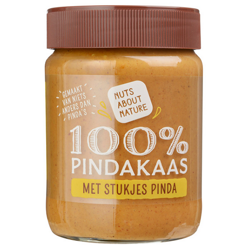 100% Natuurlijke Pindakaas - Met Stukjes Pinda 100% Natuurlijke Pindakaas - Met Stukjes Pinda