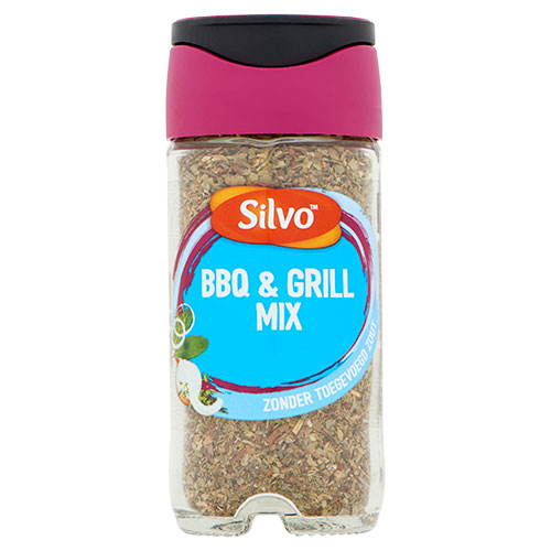 Silvo BBQ & Grill mix zonder toegevoegd zout Silvo BBQ & Grill mix zonder toegevoegd zout