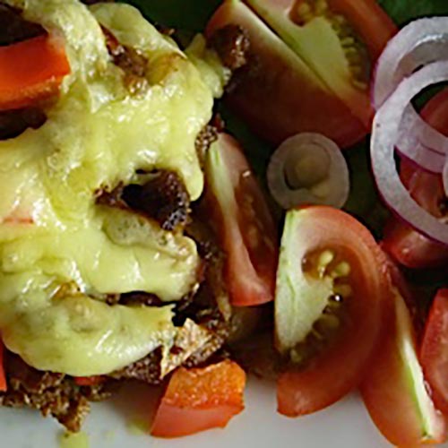 Gegratineerde lamsshoarma