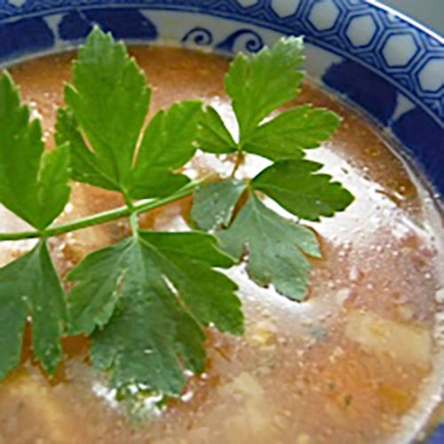 Heldere tomatensoep