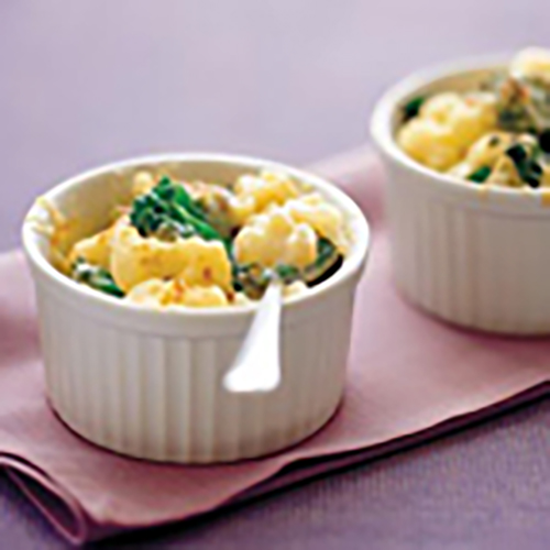 Gegratineerde macaroni