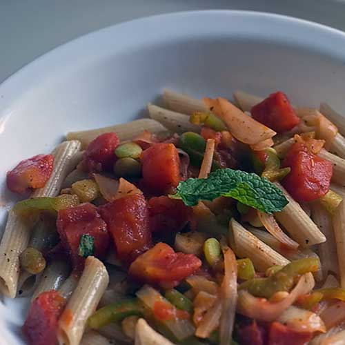 Pasta met tomatensaus