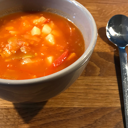 Italiaanse tomatensoep