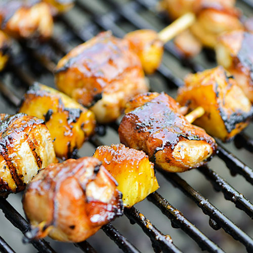 Ananas voor op de barbecue