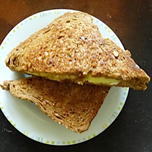 Gebakken kaasboterham