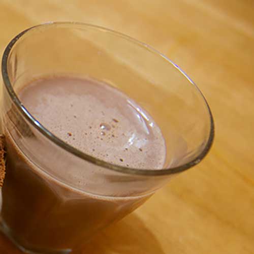 Pepermunt-chocolademelk