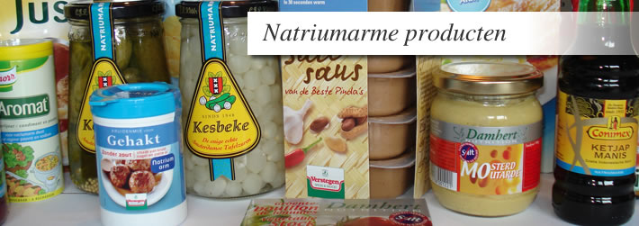 Natriumarme producten